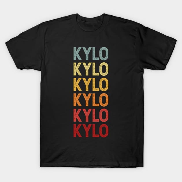 Kylo Name Vintage Retro Gift Named Kylo T-Shirt by CoolDesignsDz